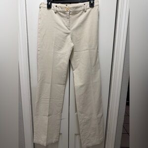 Versus‎ Versace Beige Straight Leg Women's Pants